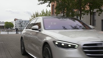 All-new Mercedes-Benz S-Class - Rear Axle Steering in action