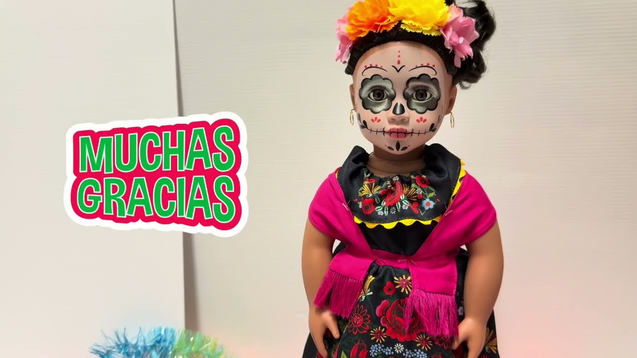 Día de los Muertos Our Generation Doll🩷🧡💛🩷