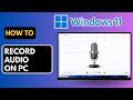 How to record audio on PC (2026 update)