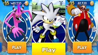 Let's Play SILVER Character - Sonic Dash Gameplay screenshot 4