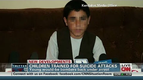 Children trained for suicide attacks