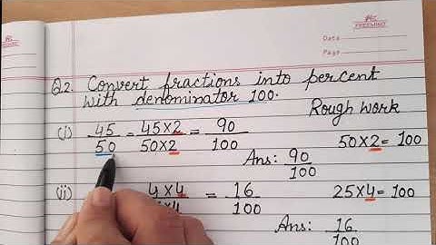 Percentage (Part 1) | Class 5