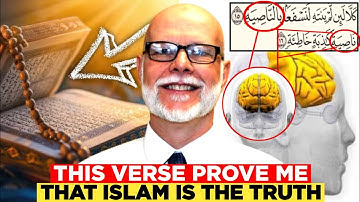 NEUROSCIENTIST CONVERTED TO ISLAM AFTER BEING AMAZED BY THE ACCURACY OF THE HOLY QURAN