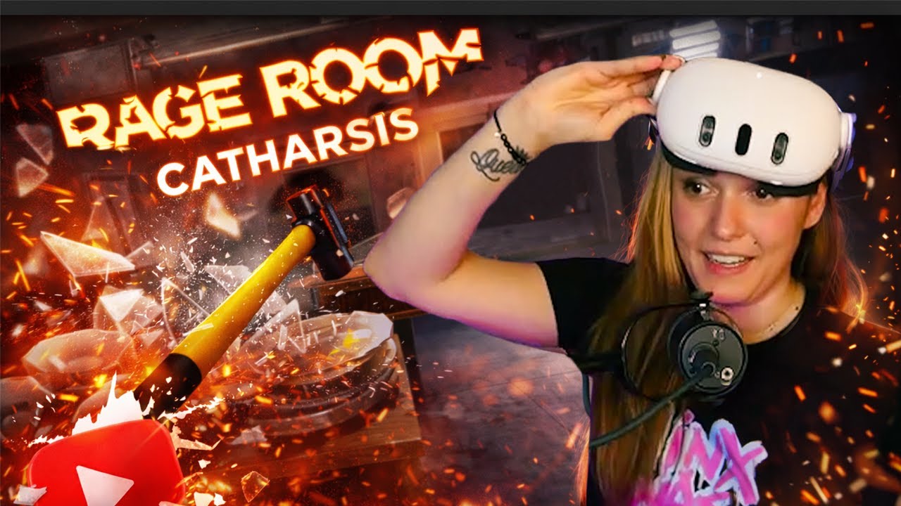 Rozmlátila jsem VŠECHNO ve VR Rage Room 😡 - YouTube
