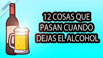 ¿Qué ocurre si dejo el alcohol?