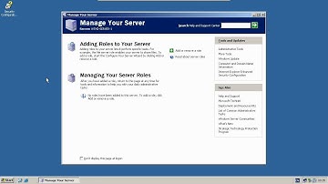 Installing Active Directory - Windows Server 2003 R2