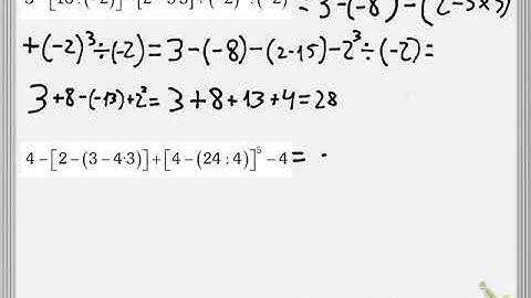 operaciones difíciles