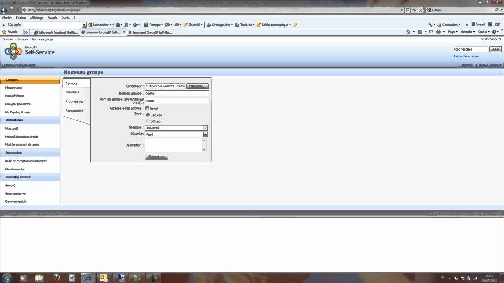 Imanami Group ID Self Service 2011 - YouTube