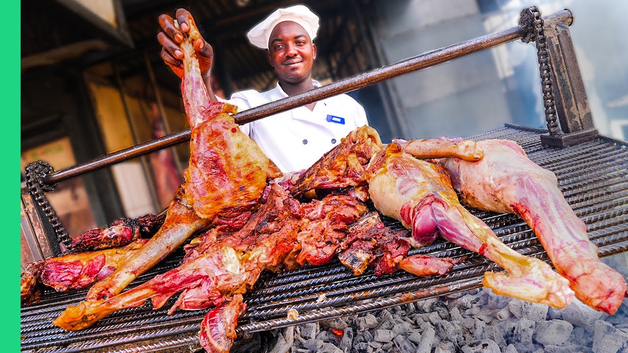 Kenyan MEAT TOUR in Nairobi!!! BOILED COW HEAD & Nyama Choma!!! | Best Ever Food Review Show