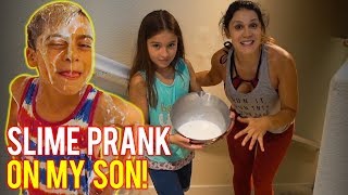 Slime Prank On Son W Andrea Espada The Royalty Family