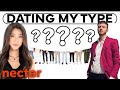 Can I JOIN In?? Nadine Lee blind dates 10 guys by type | vs 1 REACTION