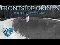 Skateboarding Lessons: HOW TO FRONTSIDE GRIND & SLASH metal & pool coping with Brad McClain