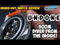 INSIDE OUT WATCH REVIEW | 500m Diver gets UNDONE | The Watcher