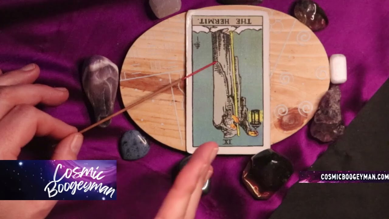 🕯️ Reversed Hermit: Reconnect with Your Inner Wisdom & Find Clarity ✨ #learntarot #mrcosmic #tarot thumbnail