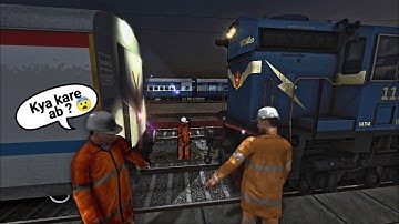 LOCO FAILED of Okha - Gorakhpur Express || RESCUE Operation By WDM3D || EMD Failed