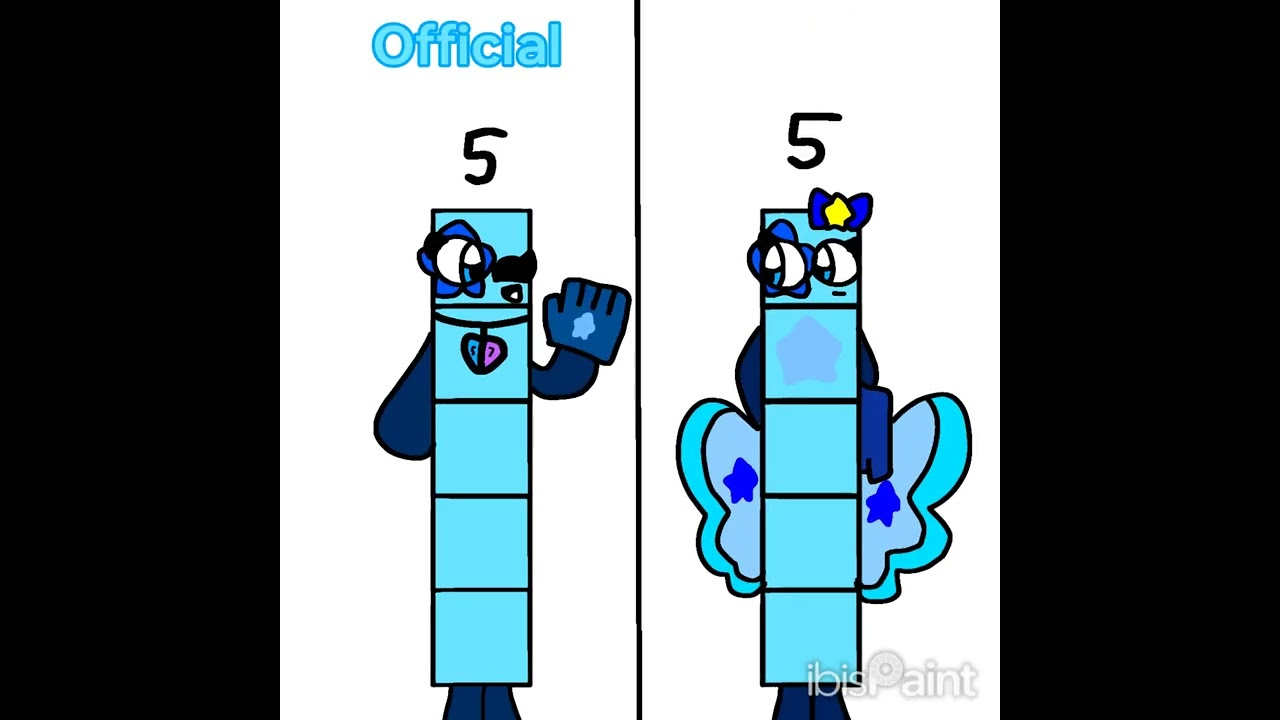 Me Meets Numberblock 5 