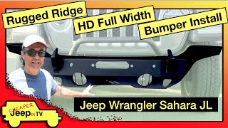 Rugged Ridge HD Full Width Front Bumper Install, For the Wrangler JL, JK, JT