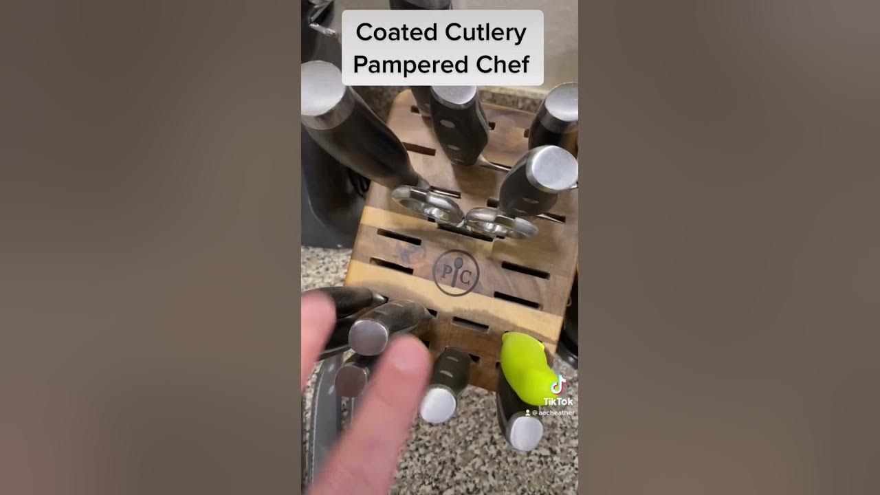 Pampered Chef Coated Chef's Knife