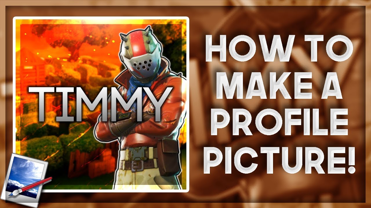 How to Make a Fortnite YouTube Profile Picture/Icon with ...