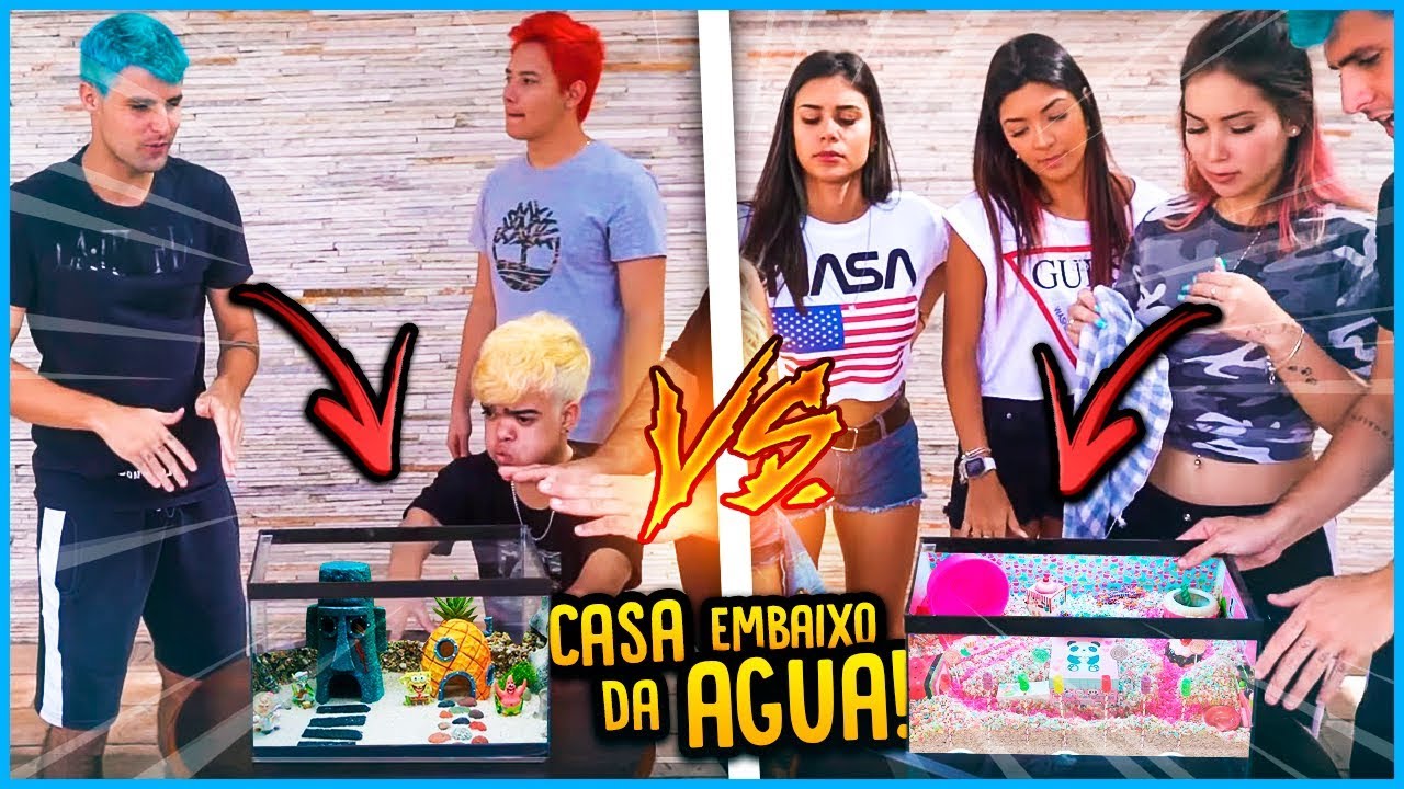 entretenimento para casamento QUEM FAZ A MELHOR CASA EMBAIXO DA ÁGUA GANHA!! ( CASA AQUÁTICA ) [ REZENDE EVIL ]