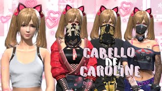 Combinaciones Con El Cabello De Caroline - Free Fire