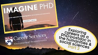 Exploring careers with Imagine PhD