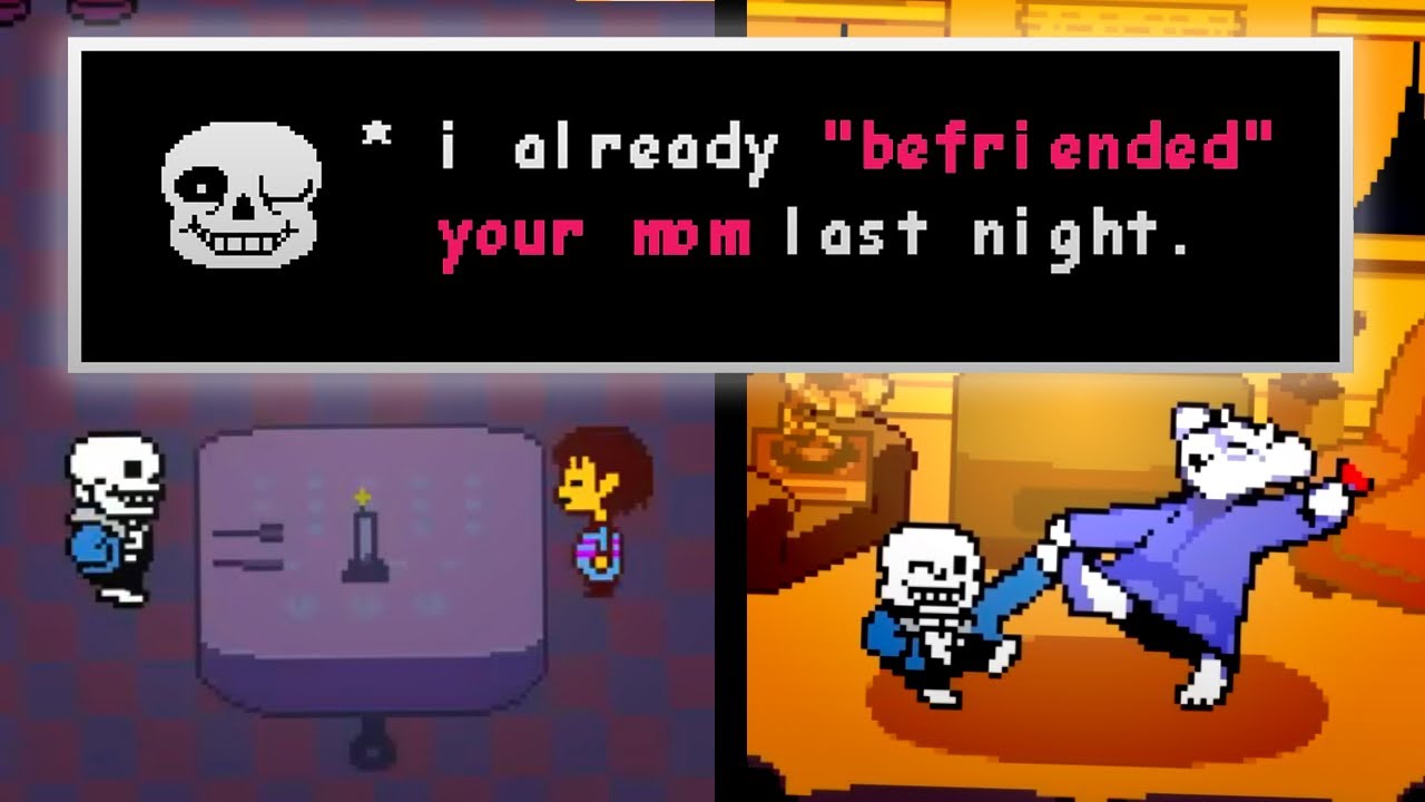 Every Toriel x Sans scene in Undertale & Deltarune