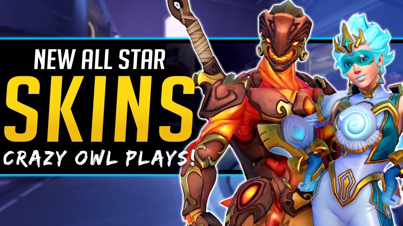 Overwatch NEW SKINS GENJI & TRACER - OWL CRAZY Plays and