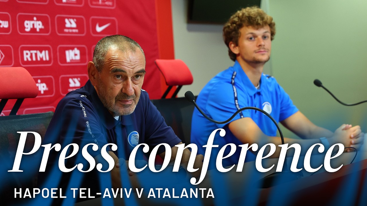 Hapoel Tel-Aviv-Atalanta | La conferenza stampa di Sarri e Scalvini | UECL play-off 2nd leg