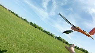 Bungee launching my LIDL glider