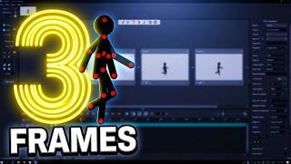 How to make walk 3 frame animation pivot animator 5 I @NextGenCartoonHubLK