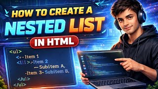 How to Create a Nested List in HTML