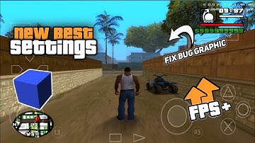 BEST SETTINGS GTA SAN ANDREAS AETHERSX2 | FIX BUG GRAPHIC!