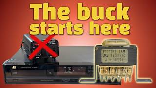 Converting my 100V Sansui CD player to work with 120V
