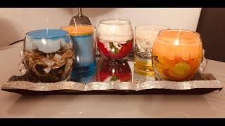 Bougies artisanales colorées en toute simplicité EPISODE (1) شموع ملونة عطرية صنع منزلي طريقة سهلة