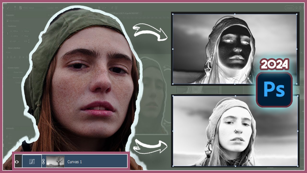 🔴MÁSCARAS de LUMINOSIDAD en PHOTOSHOP/TUTORIAL 2024