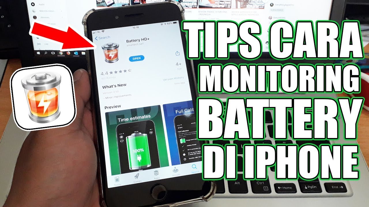 TIPS CARA MONITORING BATTERY IPHONE 