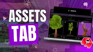 Assets tab | Rosebud AI 101