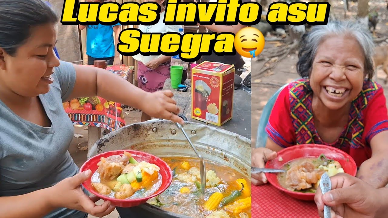 😊Doña Natalia Feliz//Lucas le invitan Gran Almuerzo asu Suegra😋Delicioso Caldo de patas