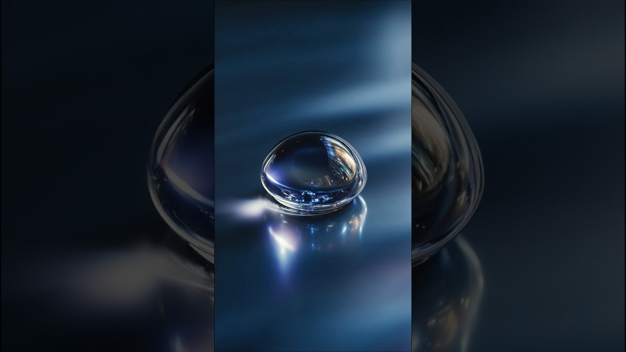 A Drop of Water Becomes an Entire Ocean World