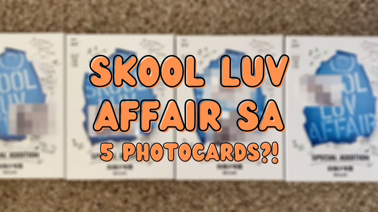 Unboxing 4 COPIES of BTS' Skool Luv Affair: Special Addition | 5