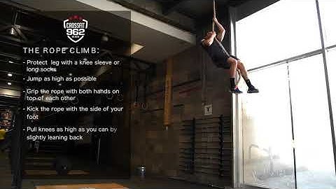 #962technique video5- THE ROPE CLIMB