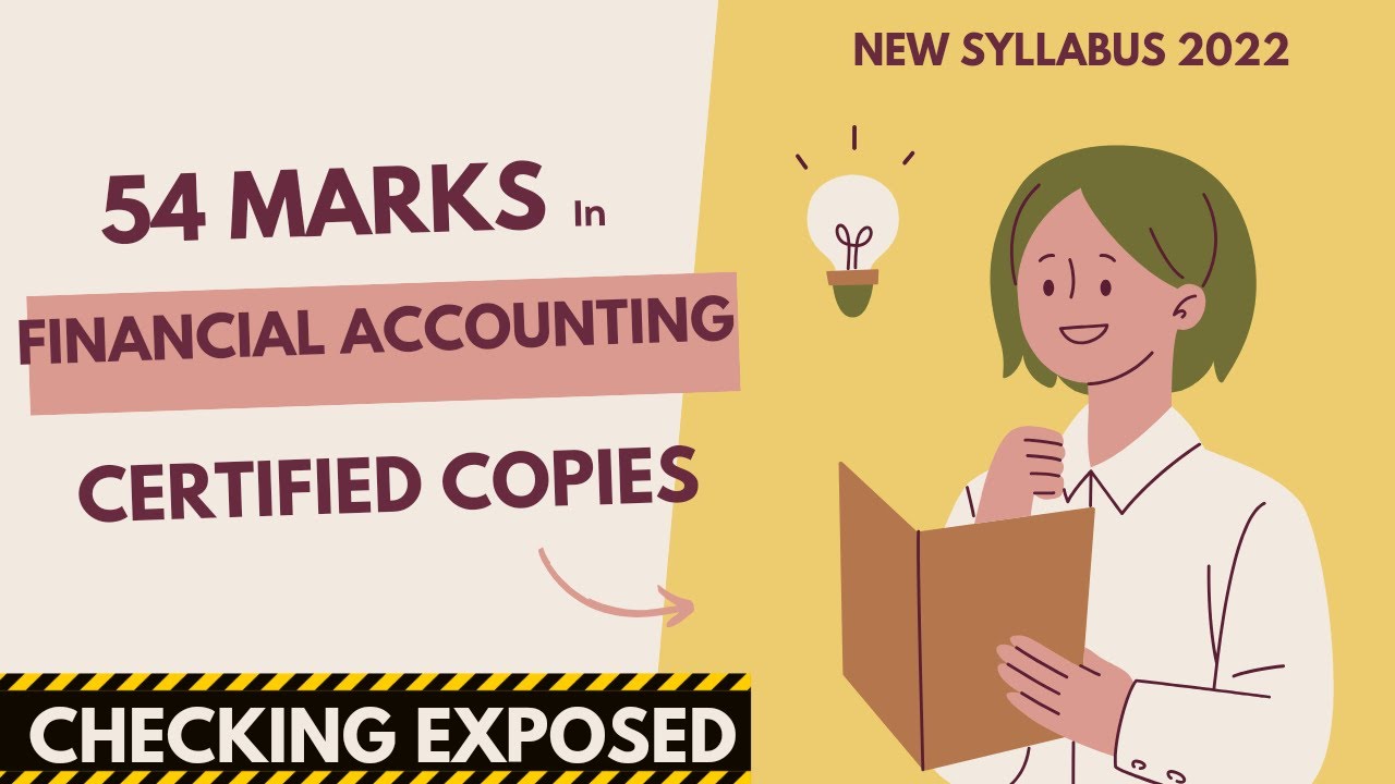 CMA Inter Certified Answer Sheet | Paper 6 | Financial Accounting | ICMAI | June 2024 Term