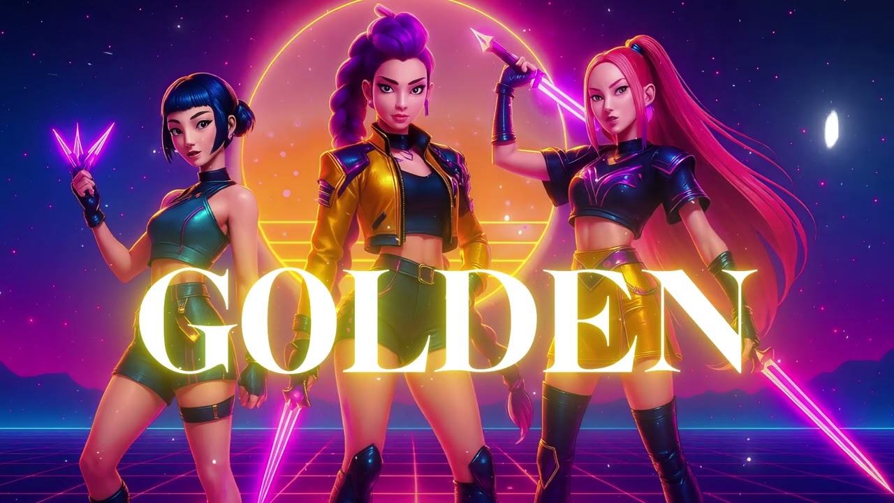 K Pop Demon Hunters - Golden (Emotional 80s Synthwave)