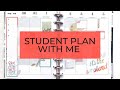 Student Happy Planner Plan with Me! | August 30-September 5 2021 | Back to School Spread