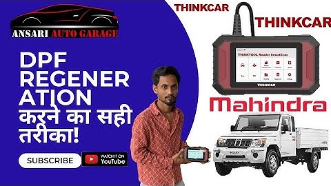 DPF Regeneration करने का सही तरीका ! How To Dpf Regeneration Mahindra, TATA