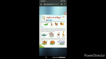 Class 3 Evs ch. 7 World of animals