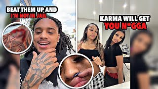 Famous Badazzflo Trolls Carena & Her Friend After Not Going To Jail For B3ating Them Up Wealth