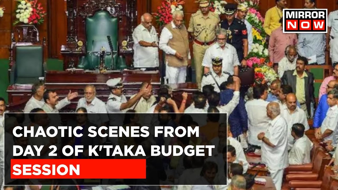 Karnataka Assembly Chaos Over 'Freebies' | Scenes From Day 2 Of Budget Session | Top News