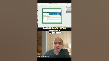 Multiple Sequence Alignment MSA #education #shorts #shortvideo #shortsfeed #video #viralvideo